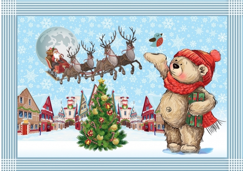 Пакет Новий Рік великий горизонтальний BG-012