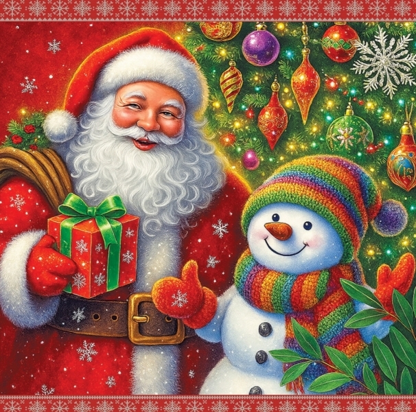 Пакет новий рік квадрат NGKV-11