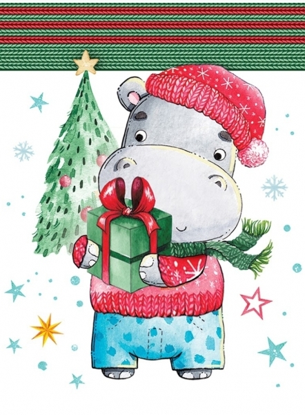 Новий рік Пакет гігант вертикальний GV-07