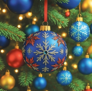 Пакет новий рік квадрат NGKV-05